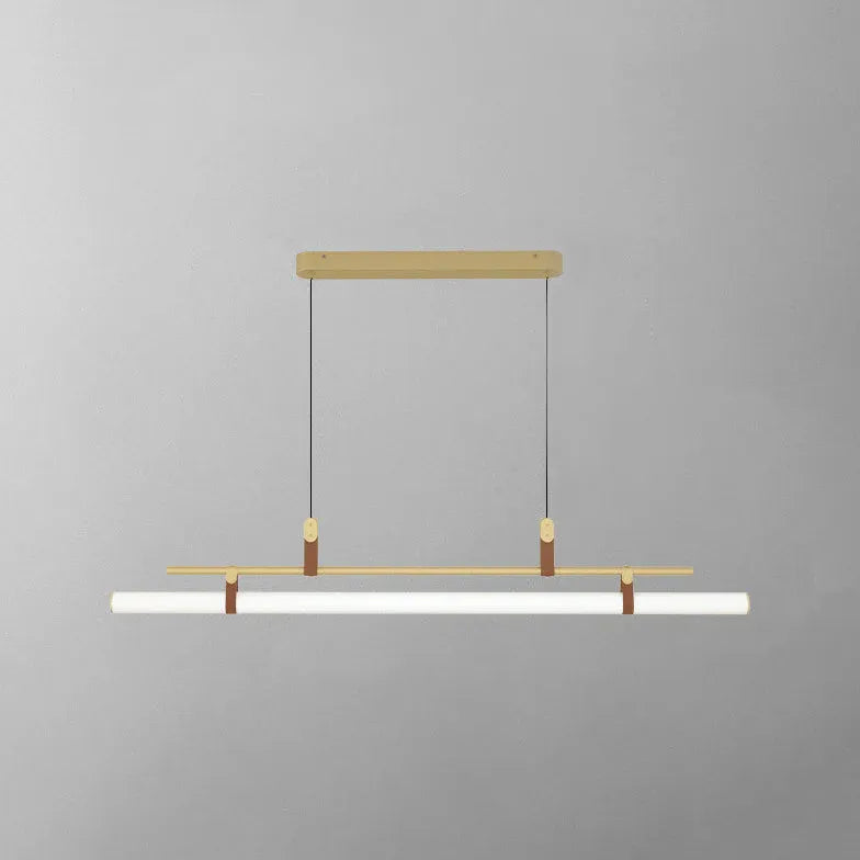 Black Bar Pendant Light Linear Edge Metal Led Ip20