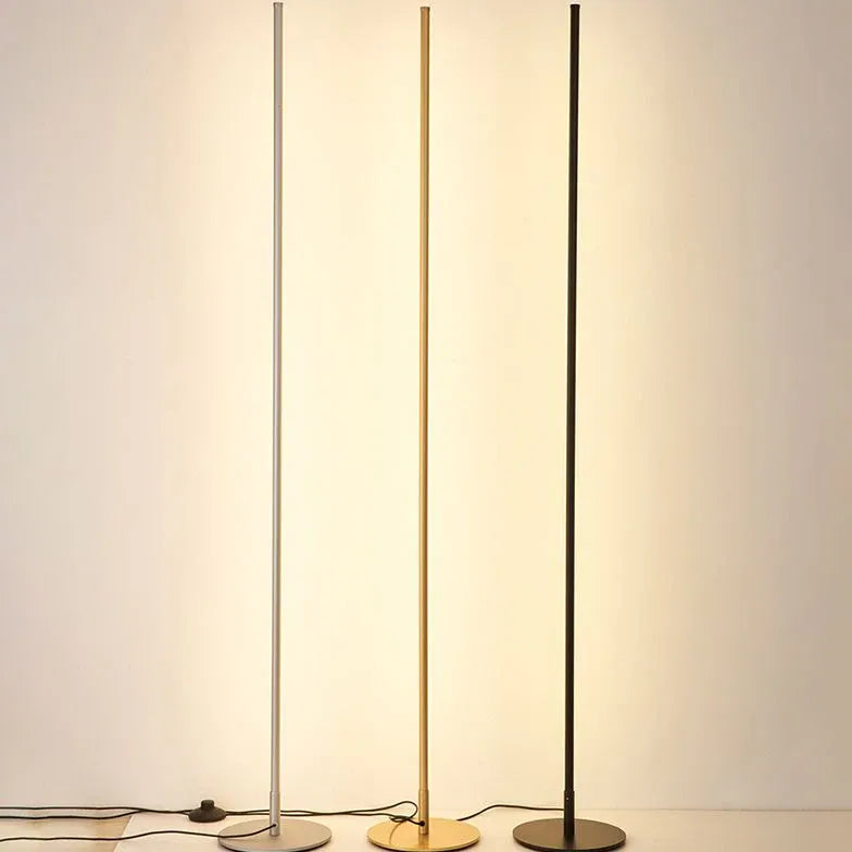 Floor Lamp For Bedroom Linear Edge Metal Led