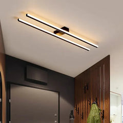 Flush Light For Bedroom Linear Modern Aluminum Led