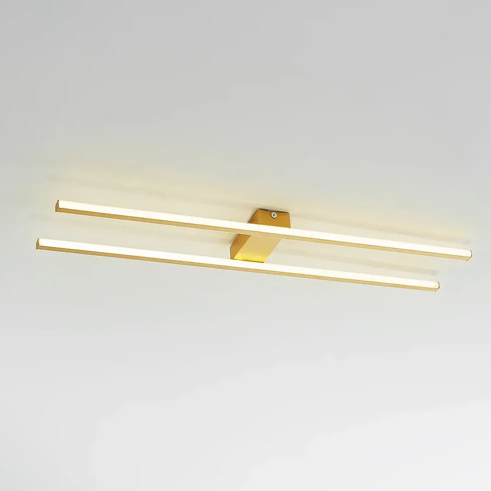 Flush Light For Bedroom Linear Modern Aluminum Led