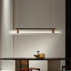 Bar Pendant Light For Kitchen Linear Edge Metal & Acrylic Led