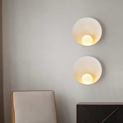 Flush Wall Light For Bedroom Elif Resin Led Ip20 Without Bulbs