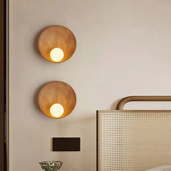 Flush Wall Light For Bedroom Elif Resin Led Ip20 Without Bulbs