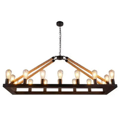 Industrial Statement Pendant Light For Restaurant Bar Epoch Metal & Rope Ip20