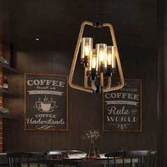 Black Statement Pendant Light For Bedroom Epoch Metal & Rope Ip20