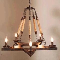 Retro Pentagram Chandelier Epoch Metal Ip20