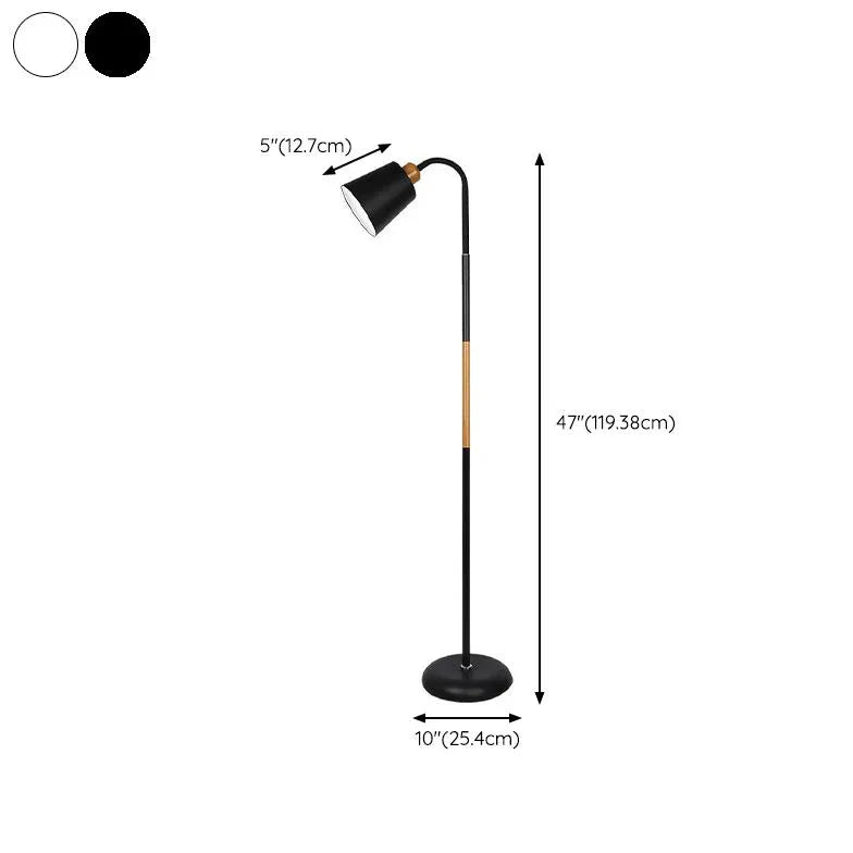 Black Floor Lamp For Bedroom Eryn Metal Plug Ip20 Led