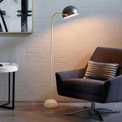 Black Floor Lamp For Bedroom Eryn Metal & Iron Led Plug