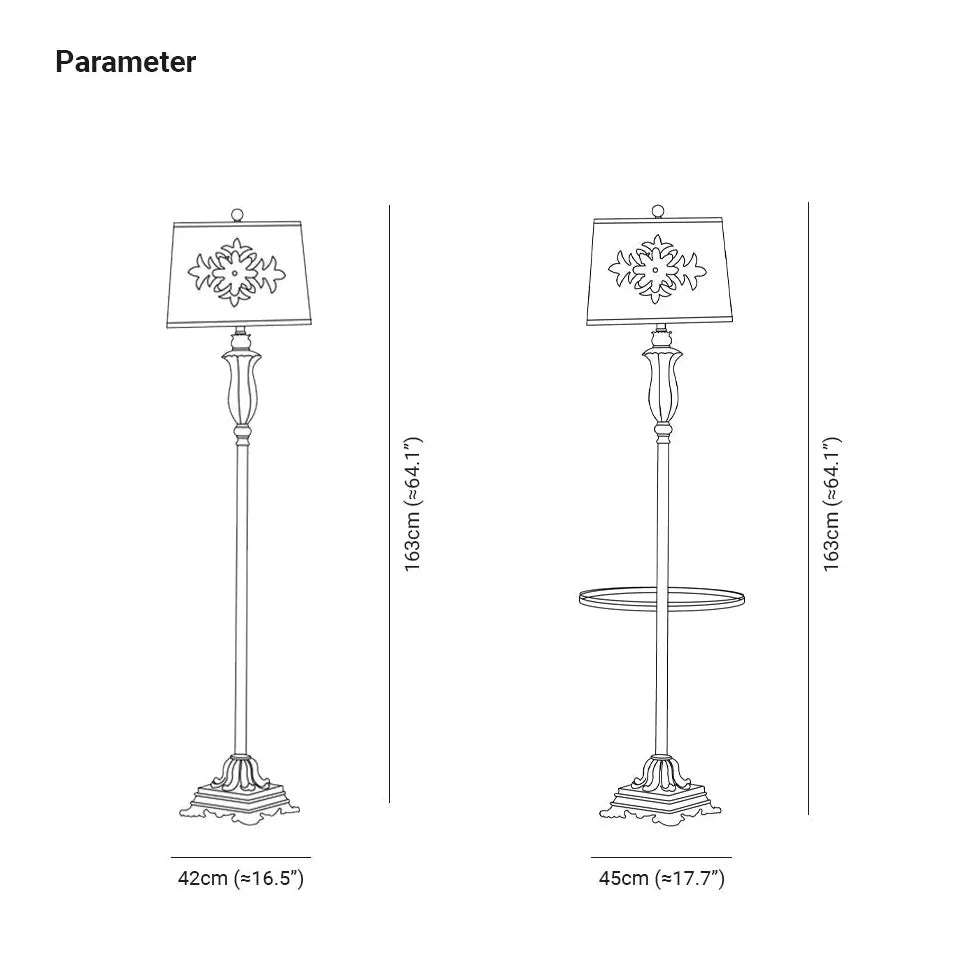 Green Floor Lamp For Bedroom Eryn Metal & Resin Ip20