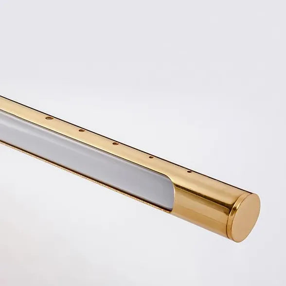 Gold Mirror Light For Bathroom Linear Eryn Metal & Acrylic Ip44