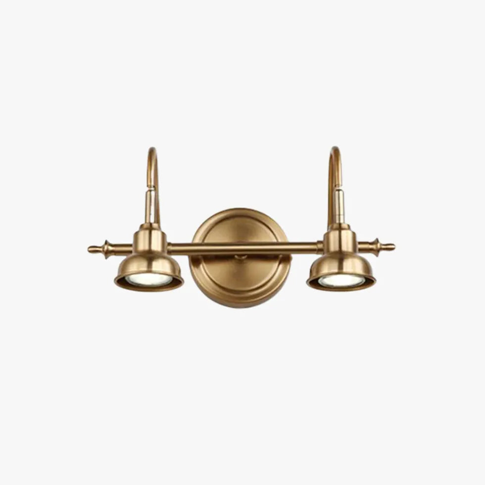 Gold Multi Arm Wall Light For Bathroom Round Eryn Metal Ip44 Led