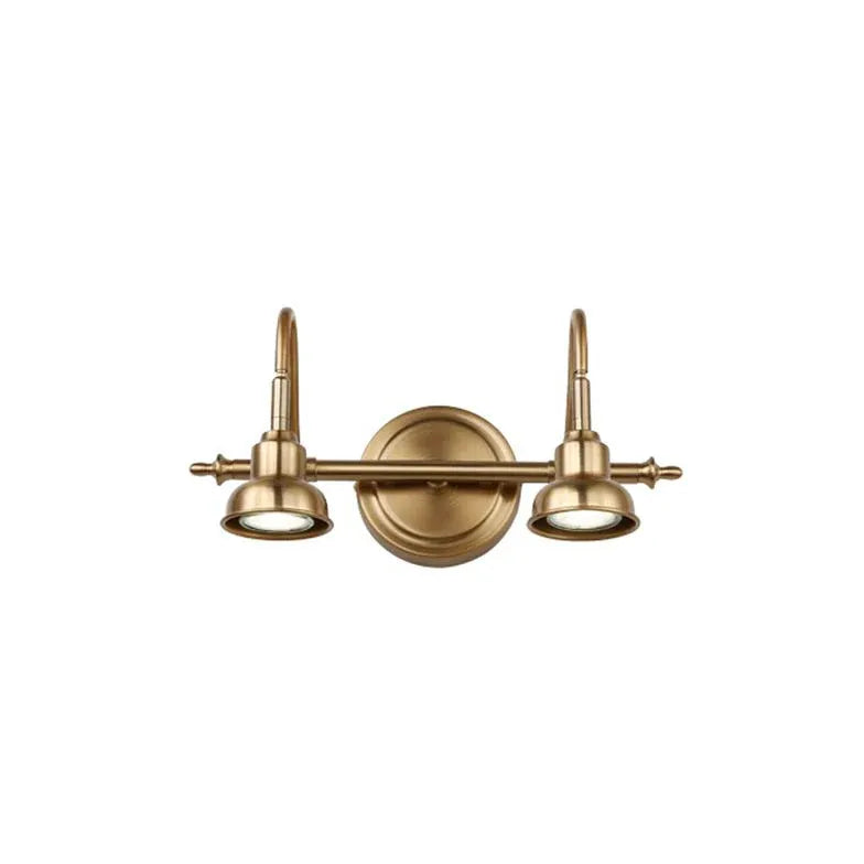 Gold Multi Arm Wall Light For Bathroom Round Eryn Metal Ip44 Led