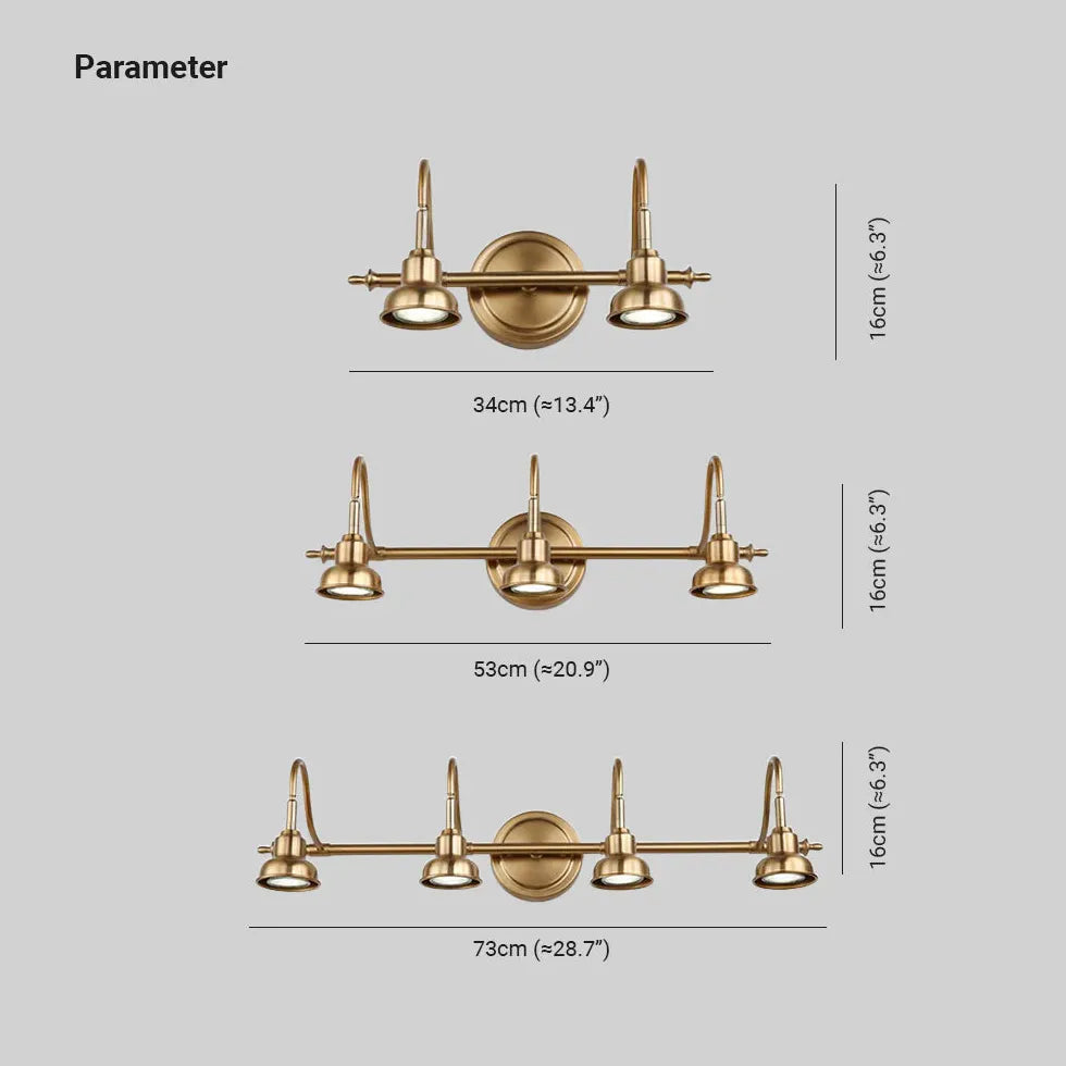 Gold Multi Arm Wall Light For Bathroom Round Eryn Metal Ip44 Led