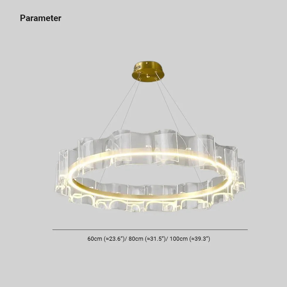 Gold Modern Chandeliers For Bedroom Evette Metal & Acrylic