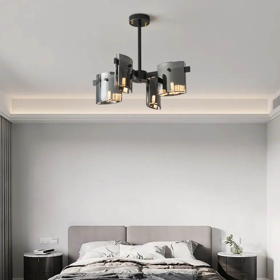 Black Chandelier For Bedroom Evette Pure Copper