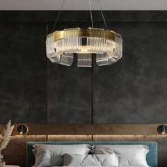 White Bar Pendant Light For Bedroom Evette Metal & Acrylic Ip20 Led Warm White