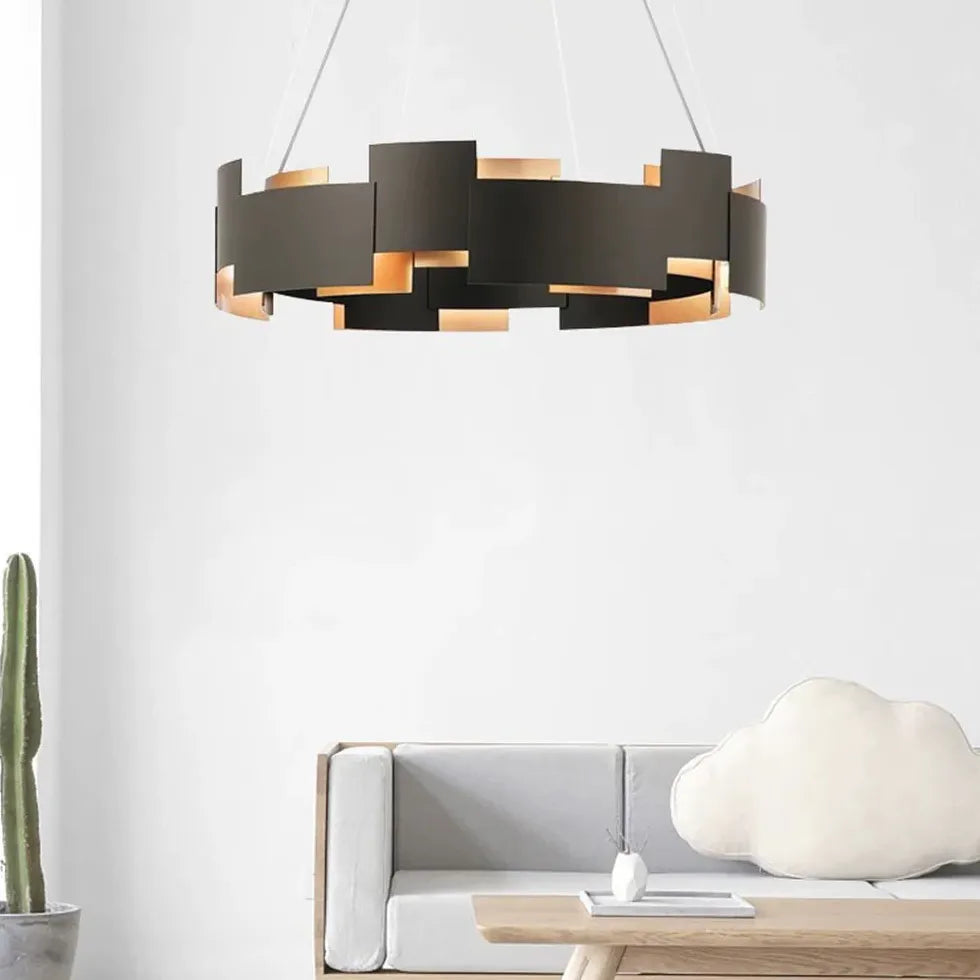 Black Pendant Light For Bedroom Evette Metal Led