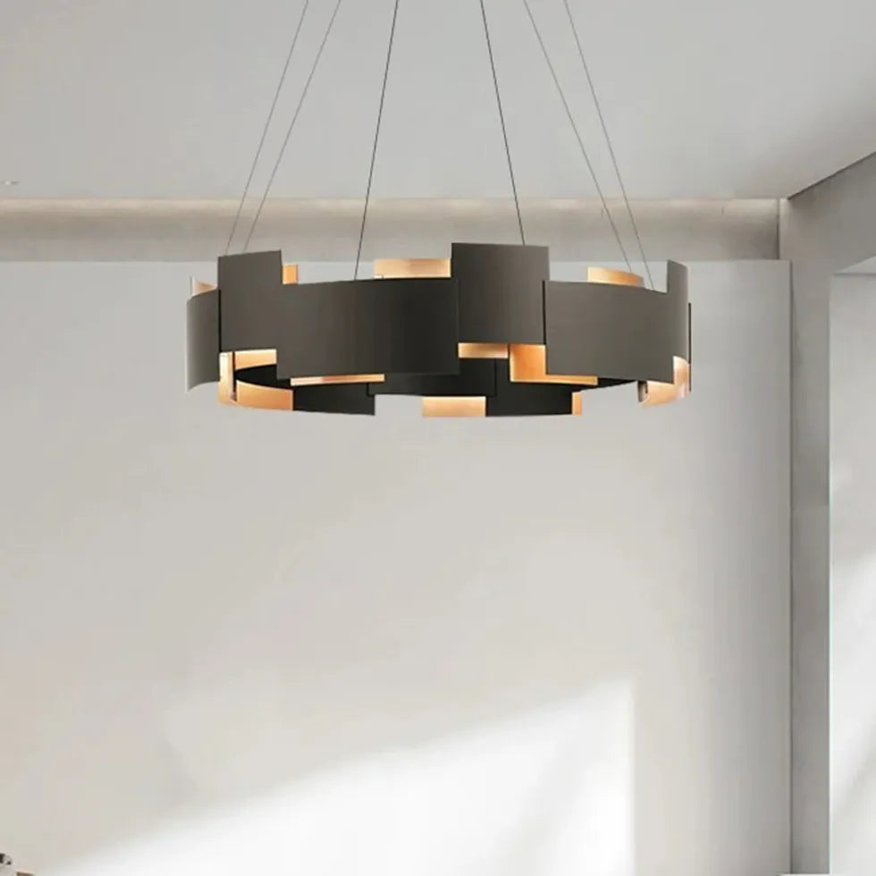 Black Pendant Light For Bedroom Evette Metal Led