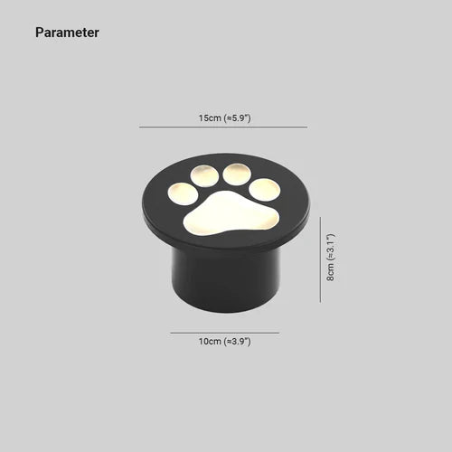 Deck & Ground Light Round Minori Metal Ip65 Led Warm White