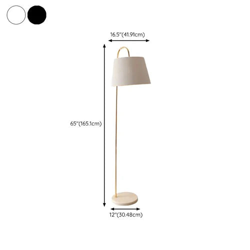 Black Floor Lamp For Bedroom Cylinder Eryn Metal Ip20