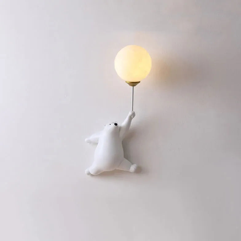 Single Arm Wall Light For Children's Room Fateh Resin Ip20 Led