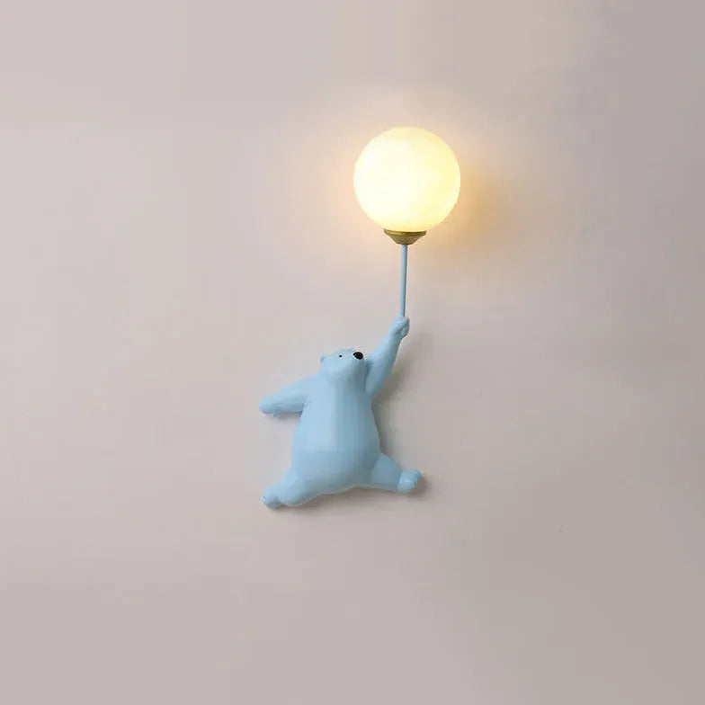 Single Arm Wall Light For Children's Room Fateh Resin Ip20 Led