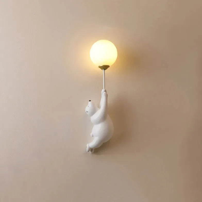 Single Arm Wall Light For Children's Room Fateh Resin Ip20 Led