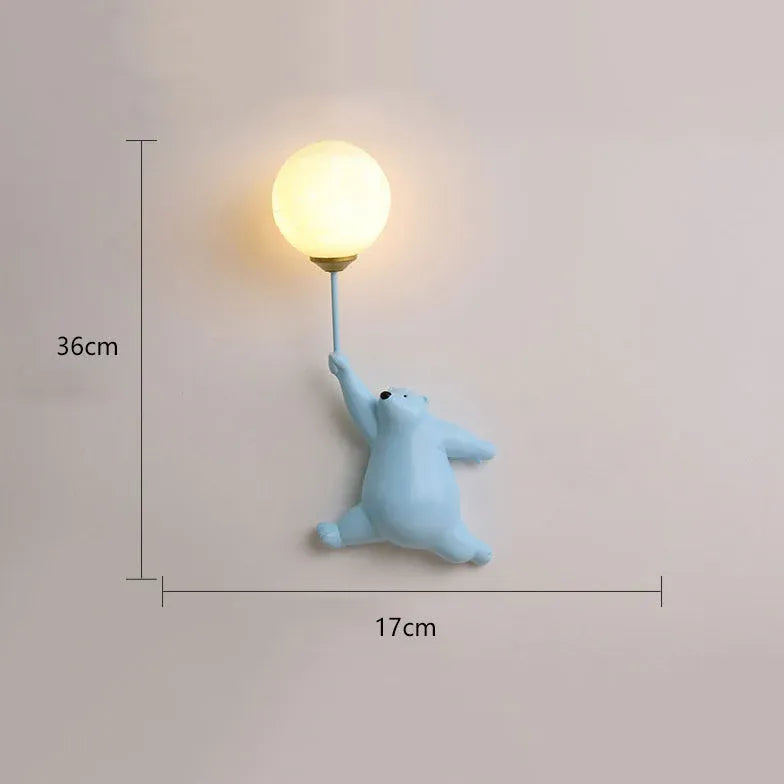 Single Arm Wall Light For Children's Room Fateh Resin Ip20 Led