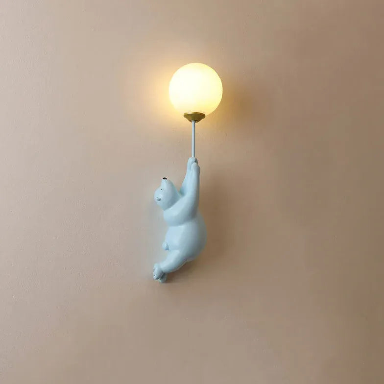 Single Arm Wall Light For Children's Room Fateh Resin Ip20 Led