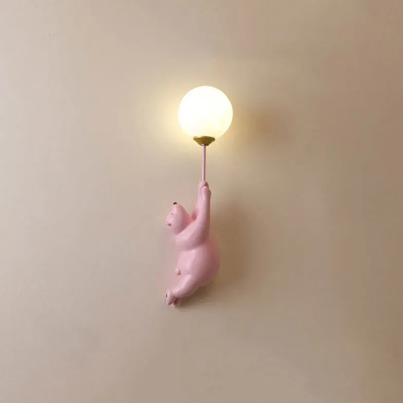 Single Arm Wall Light For Children's Room Fateh Resin Ip20 Led