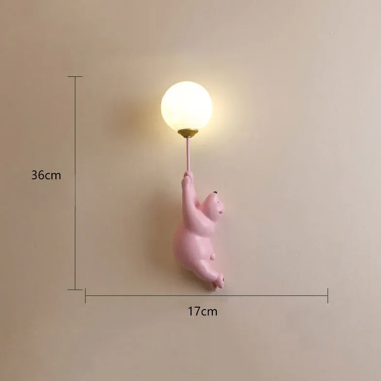 Single Arm Wall Light For Children's Room Fateh Resin Ip20 Led