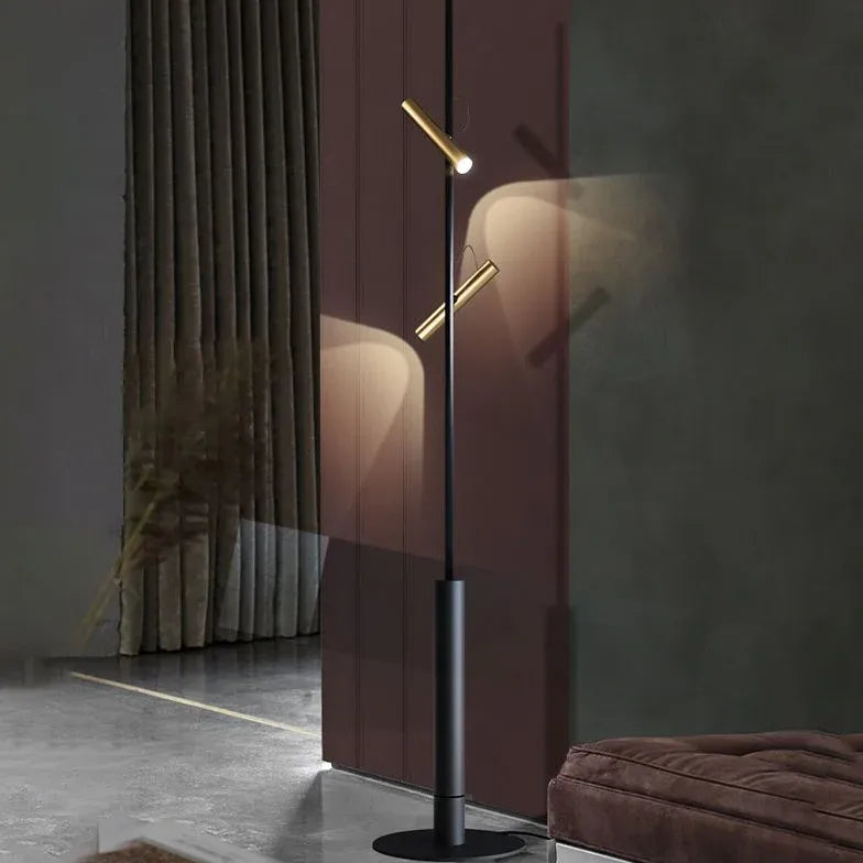 Floor Lamp For Bedroom Linear Freja Metal Led Warm White