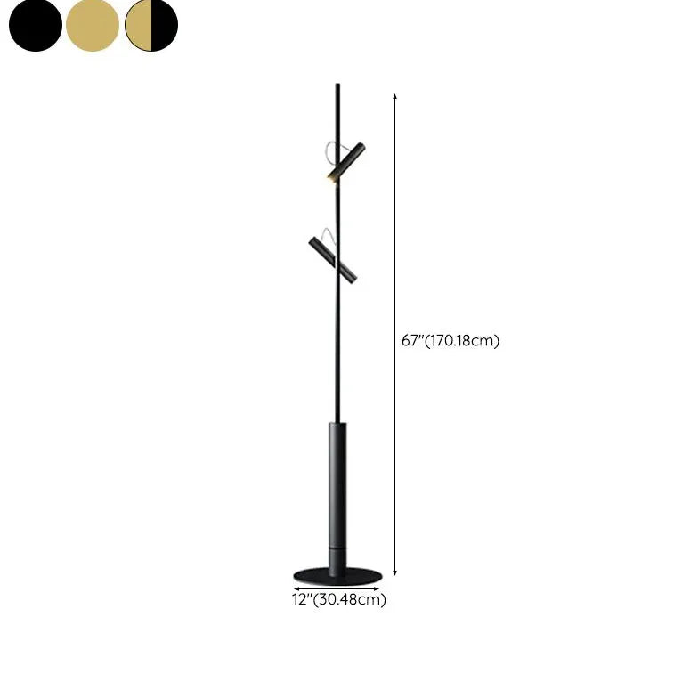 Floor Lamp For Bedroom Linear Freja Metal Led Warm White