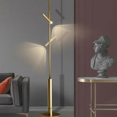 Floor Lamp For Bedroom Linear Freja Metal Led Warm White