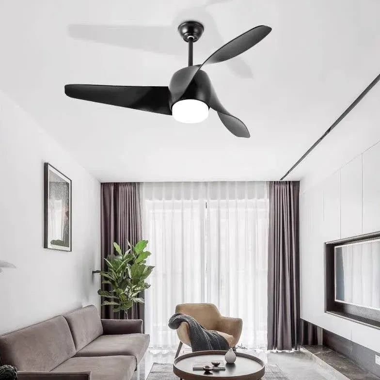 Ceiling Fan With Light For Bedroom Garner Metal Led