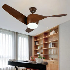 Ceiling Fan With Light For Bedroom Garner Metal Led