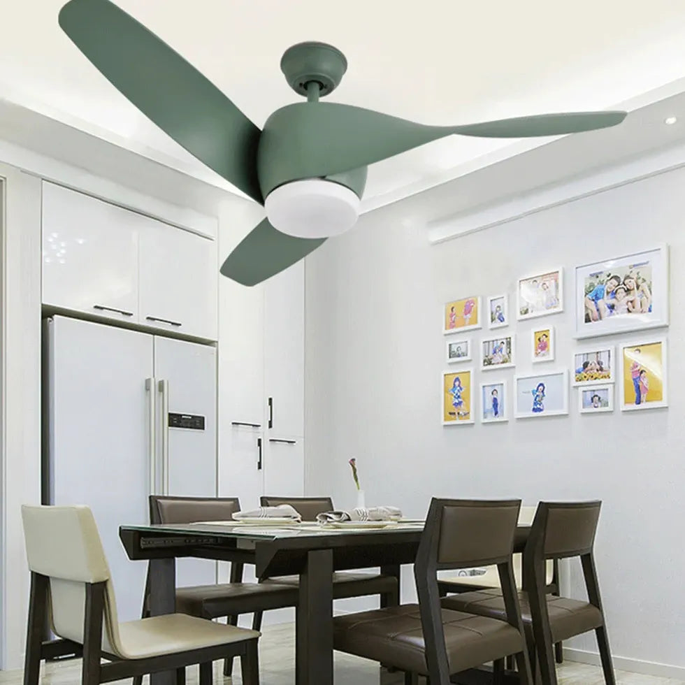 Ceiling Fan With Light For Bedroom Garner Metal Led