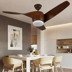 Ceiling Fan With Light For Bedroom Garner Metal Led