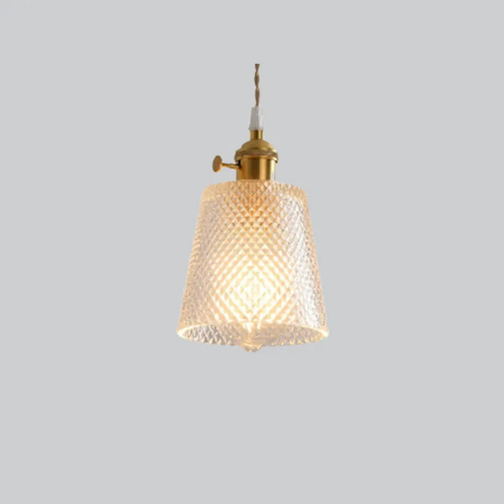 Bedside Pendant Light For Bedroom Hailie Metal & Glass Ip20