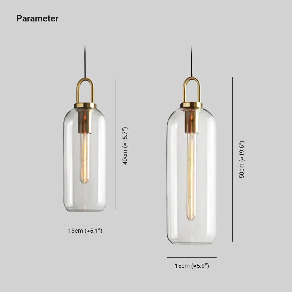 Coloured Glass Pendant Light For Study Room Cylinder Hailie Metal Led Warm White