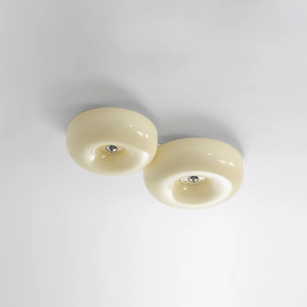 Low Ceiling Light For Study Room Hailie Glass Led Ip20 Dimmable