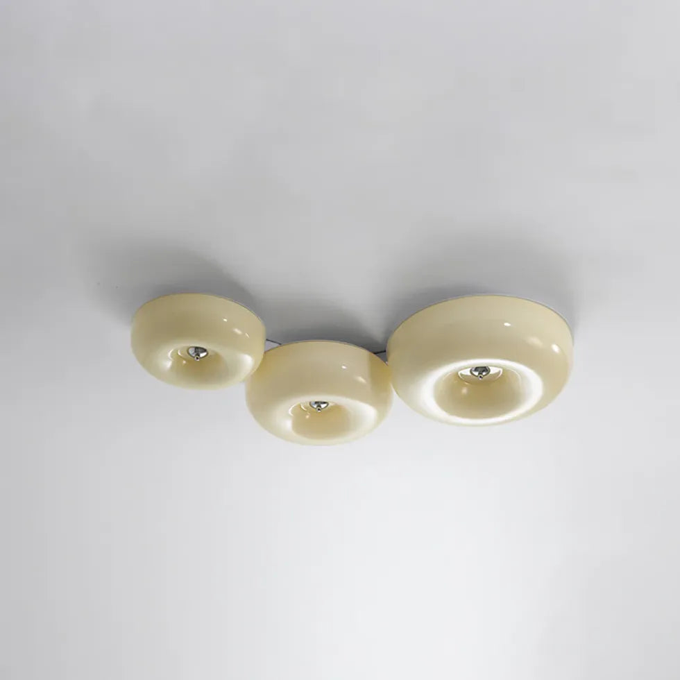 Low Ceiling Light For Study Room Hailie Glass Led Ip20 Dimmable