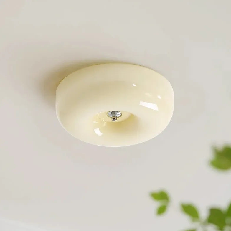 Low Ceiling Light For Study Room Hailie Glass Led Ip20 Dimmable