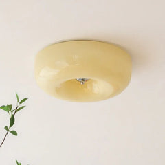 Low Ceiling Light For Study Room Hailie Glass Led Ip20 Dimmable