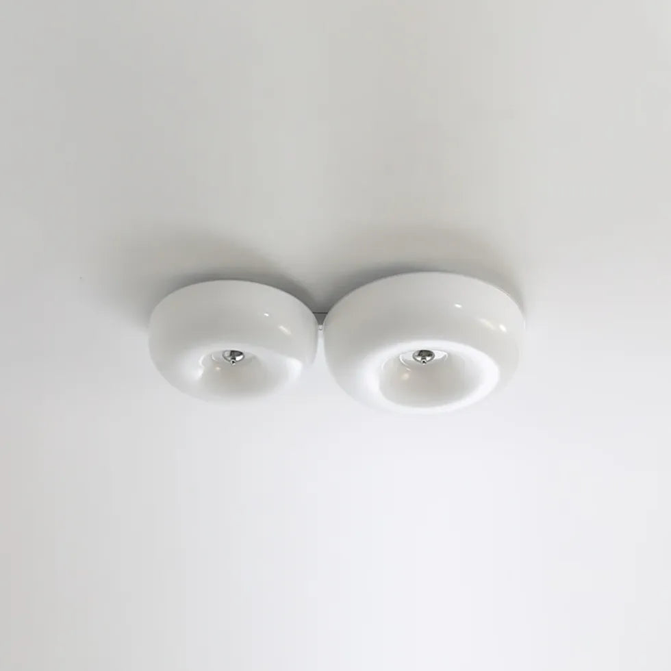 Low Ceiling Light For Study Room Hailie Glass Led Ip20 Dimmable