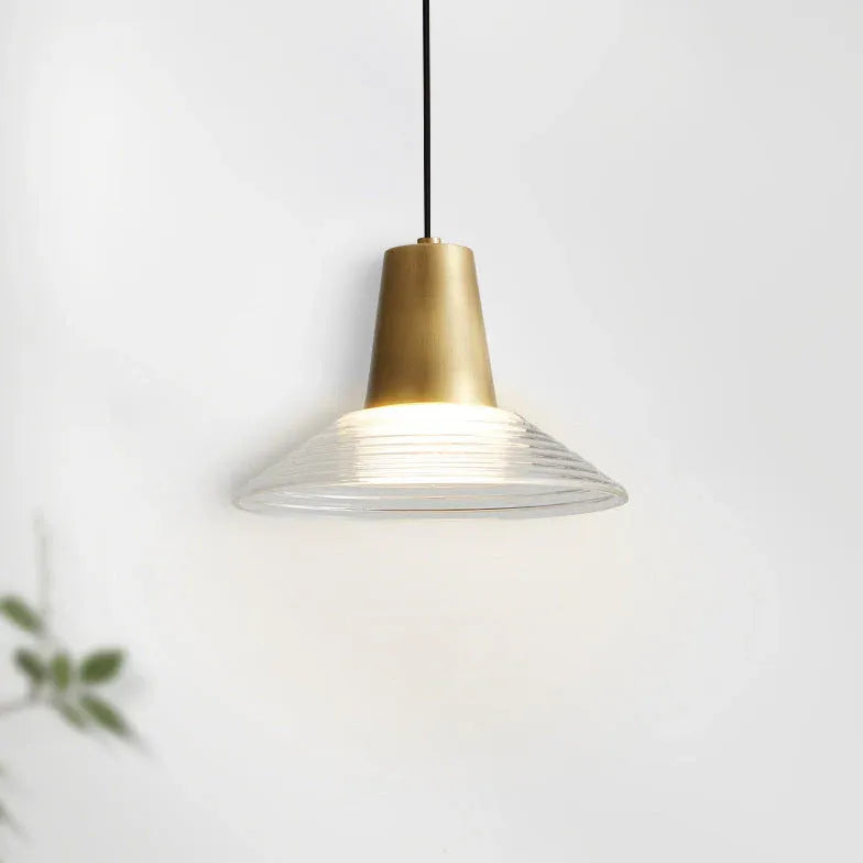 Minimalism Glass Single Pendant Light For Bedroom Hailie Metal Led Ip20