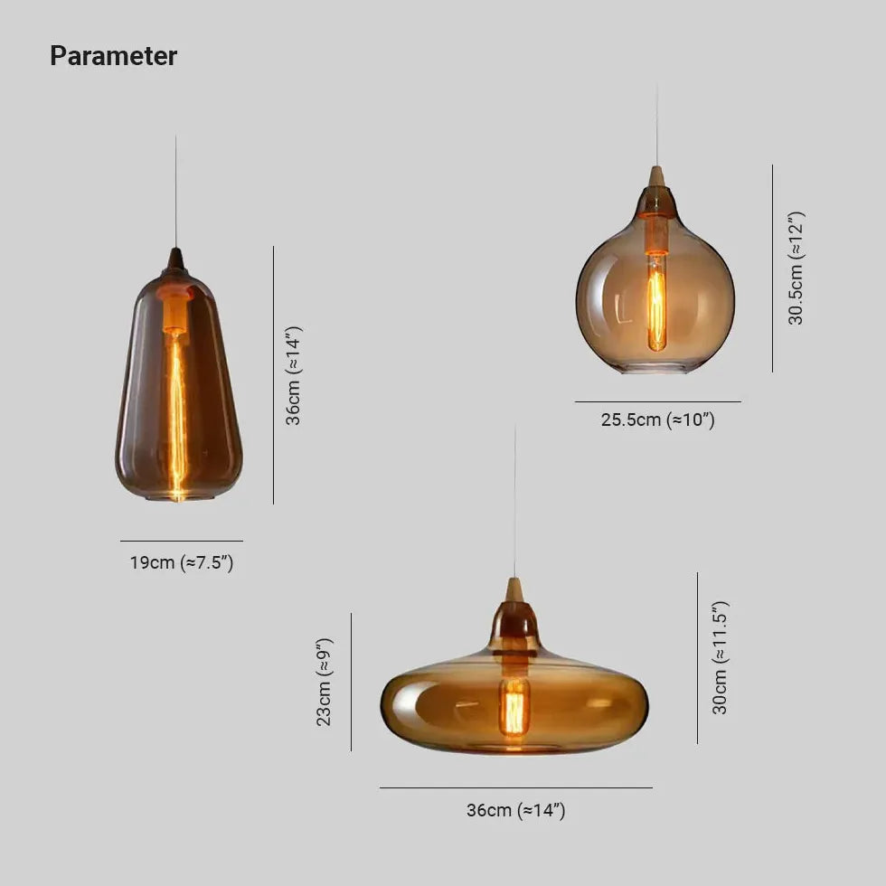 Light Single Pendant For Bedroom Hailie Metal & Glass Warm White Led