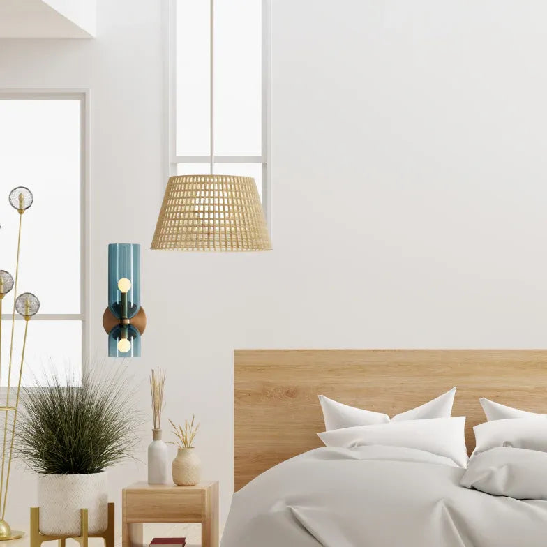 White Up & Down Light For Bedroom Morandi Metal Led