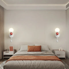 Flush Wall Light For Bedroom Hailie Acrylic Led Ip20