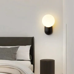 Single Arm Wall Light For Bedroom Hailie Resin Warm White Ip20